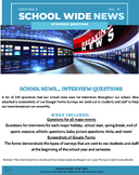 School News: News Crew Interview Questions