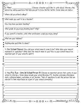 School Newspaper Project by Monica Abarca | TPT