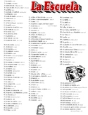 School, Numbers, & Math Spanish Vocabulary Collection