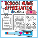 School Nurse Appreciation Activity - 6 Posters for School 
