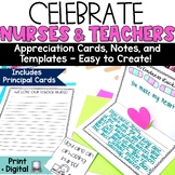 School Nurse Appreciation Week Cards Teacher Day