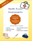 School Nurse Assessment Template Bundle