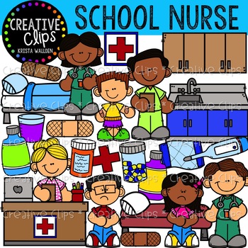 School Nurse Clipart {Creative Clips Clipart} | TPT