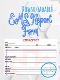 School Nurse EMS Report Form