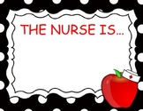 School Nurse In Out Sign