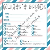 School Nurse Office pass