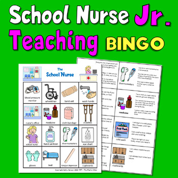 Preview of School Nurse Teaching Bingo