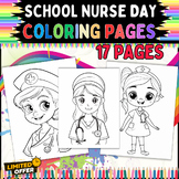 School Nurse day coloring pages | 17 pages | printable She