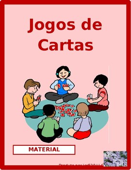 Preview of Material escolar (School Supplies in Portuguese) Card Games