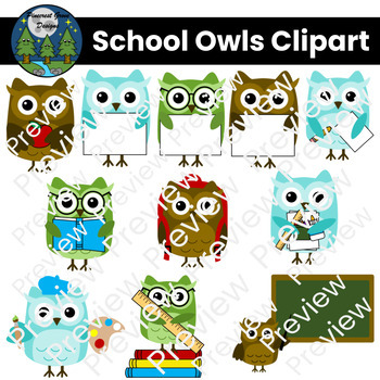 harmony elementary school owls clipart