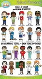 School Personnel Characters Clipart {Zip-A-Dee-Doo-Dah Designs}