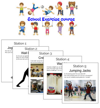 Preview of School Physical Activity Brain Break Course to be done in halls or pod