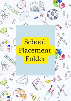 Preview of School Placement Folder Dividers