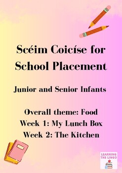 Preview of School Placement Fortnightly Plan 2 for Infants (My Lunch Box, The Kitchen)