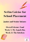 School Placement Fortnightly Plan 2 for Infants (My Lunch 