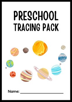Preview of School Preschool Solar System worksheet Pack for Kids