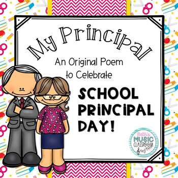 Preview of School Principal Day - My Principal, Original Poem or Note