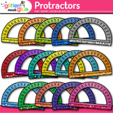School Protractor Tool Clipart Images: Math Measuring Angl