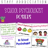School Psychologist Appreciation Posters