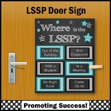 School Psychologist Door Sign Office Decor Licensed Specia