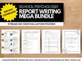 School Psychology Report Writing Mega Bundle