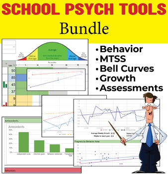 Preview of School Psychology and Instructional Coach Bundle. MTSS/RTI  ALL MY BESTSELLERS!