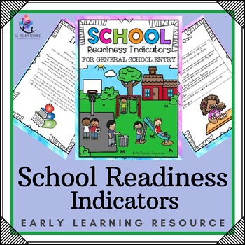 Preview of School Readiness Indicators Checklists - Preschool, Kindergarten Transition 