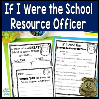 Preview of School Resource Officer Appreciation | Thank You for School Resource Officer SRO