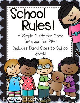 Preview of School Rules!--Back to School Rules and Activites for PK-1