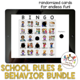 School Rules & Behavior Bingo Multiage Bundle