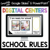 School Rules Expectations Google Slides PowerPoint Back to School