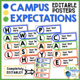 School Rules Posters EDITABLE Class Expectations PBIS