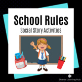 School Rules Social Story Activities for Special Ed / Auti