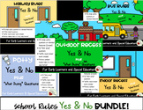School Rules Yes/No & Action Questions - Special Ed - Earl