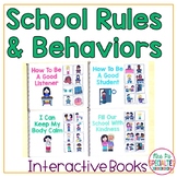 School Rules and Behaviors Interactive Books - Back To Sch