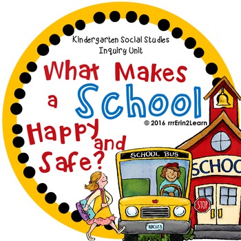 Preview of School Rules and Bus Safety Unit Kindergarten