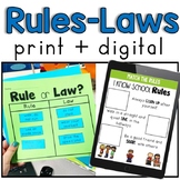 School Rules and Government Laws (print + digital)