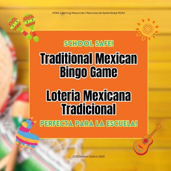 Preview of School Safe - Loteria Mexican Tradicional - Printable Traditional Mexican Bingo