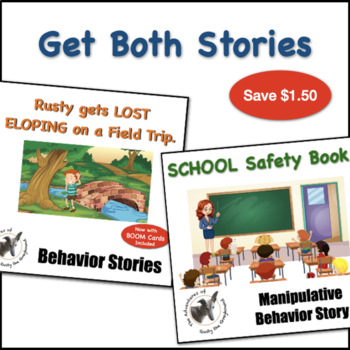 Preview of School Safety and Eloping Field Trip Behavior Story Bundle- Social Skills - SEL