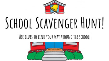 Preview of School Scavenger Hunt