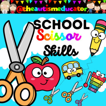 Preview of School Scissor Skills for Autism and Special Education