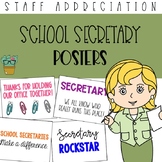 School Secretary Appreciation Posters