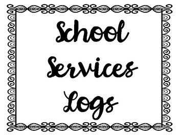 Preview of School Services Information Logs