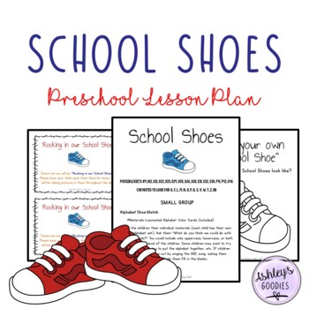 Preview of School Shoes Preschool Highscope Lesson