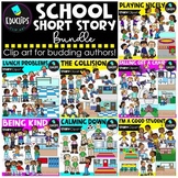 School Short Stories Clip Art Bundle {Educlips Clipart}
