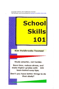 Preview of School Skills 101 by Kim Holdbrooks Townsel