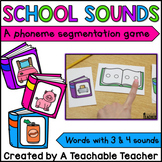 School Sounds Activities | Phonemic Awareness - Blending a