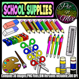 School Supplies and Stationery Clip Art