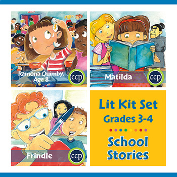 Preview of School Stories Lit Kit Set - Gr. 3-4