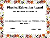 School Subject Award Certificates